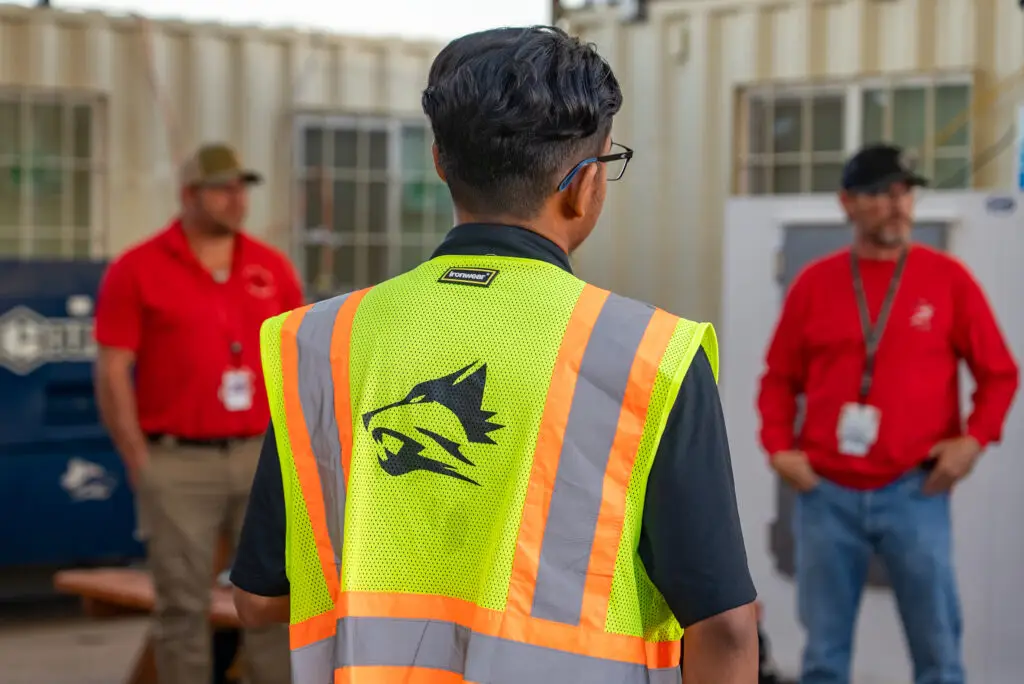 Industrial men in safety vests TC Boiler Arizona semiconductor