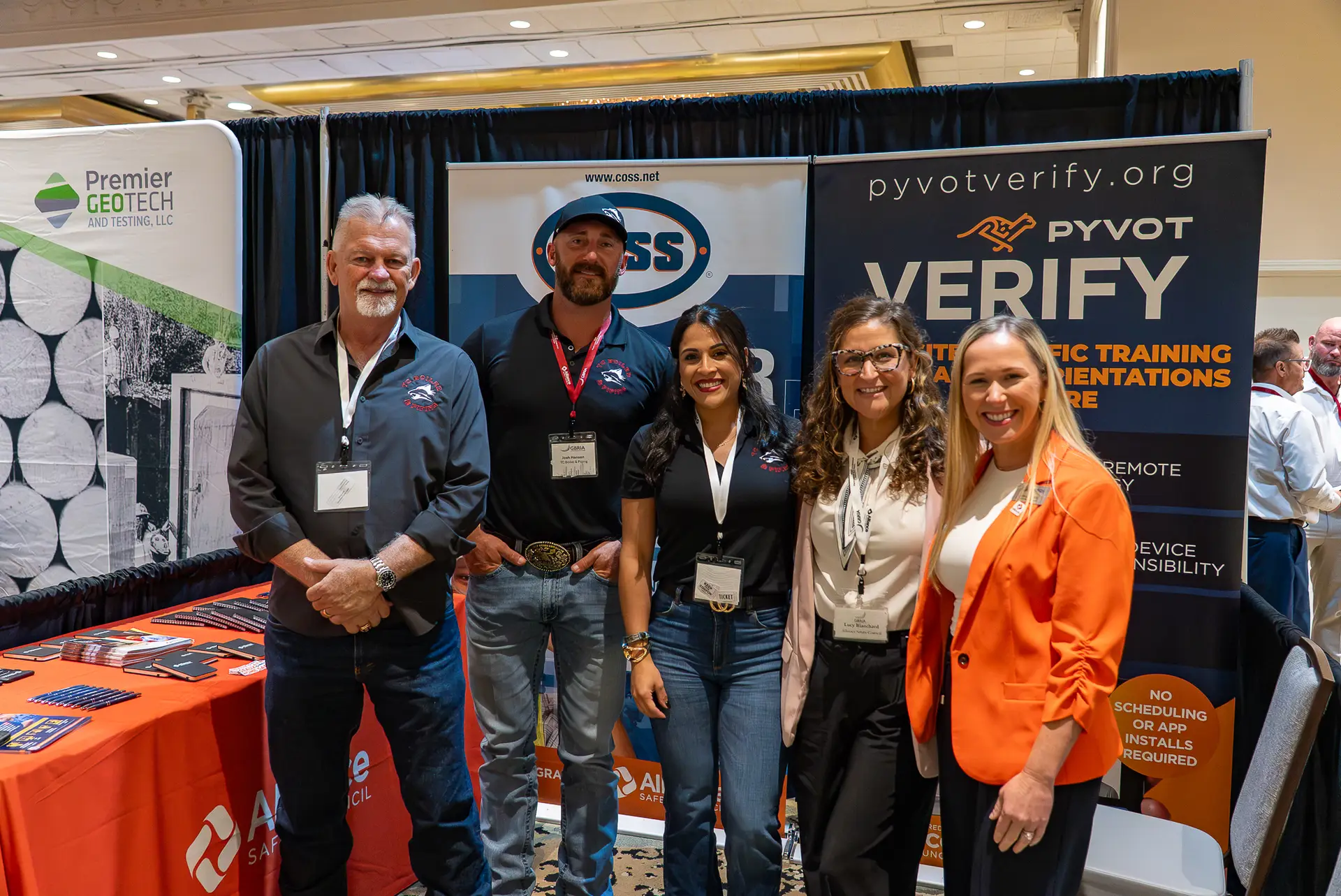 TC Boiler team connecting with industry professionals at the GBRIA Industry Expo