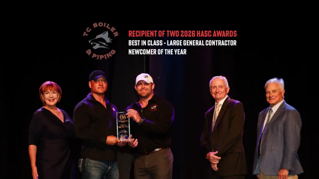TC Boiler & Piping receiving Best in Class at the 2026 Contractor Safety Awards