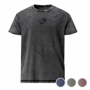 Wolfpack Women's Acid-Wash T-Shirt with black embroidery and available color options