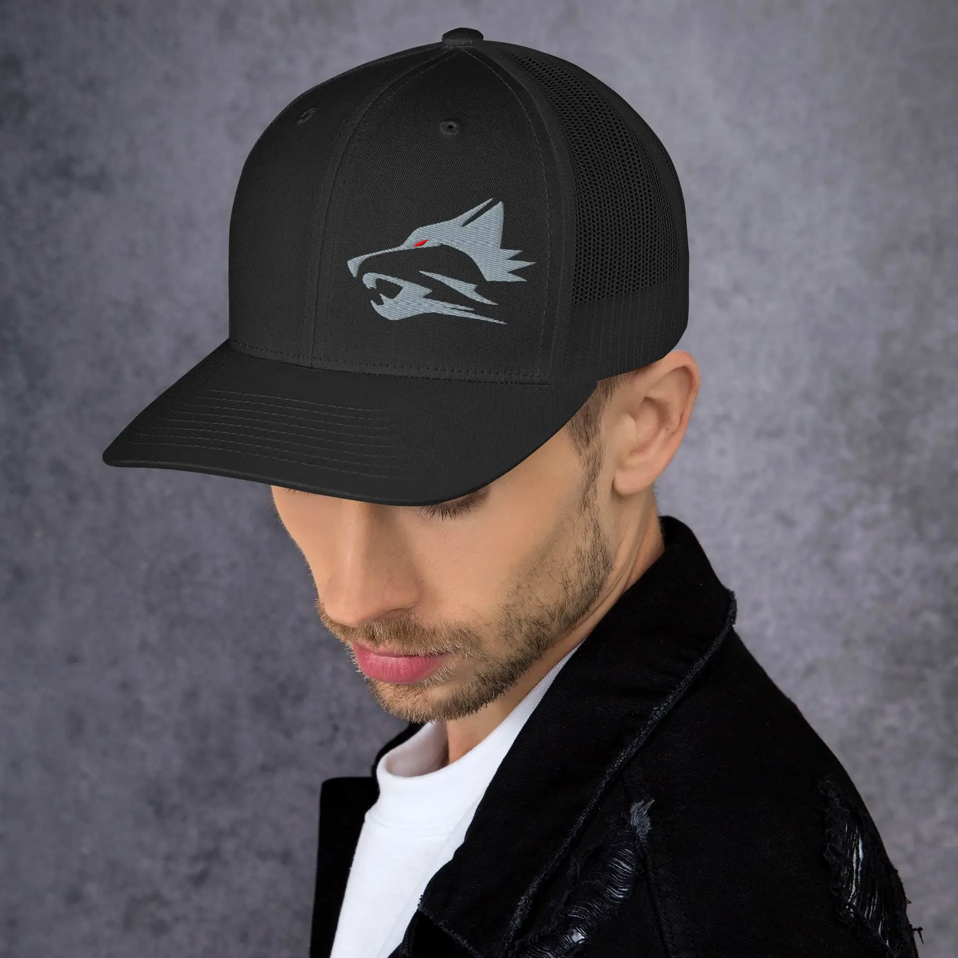 Wolfpack Retro Trucker Cap | Yupoong 6606 - Image 12