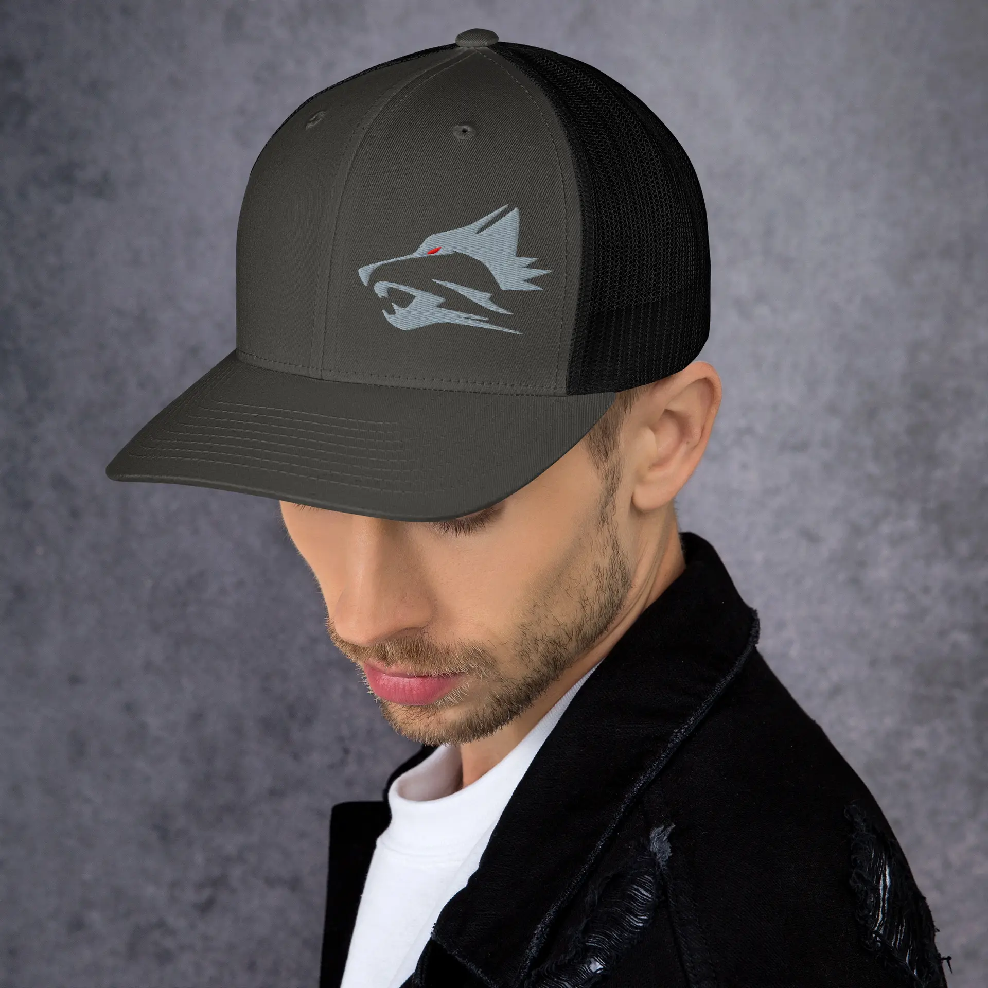 Wolfpack Retro Trucker Cap | Yupoong 6606 - Image 21