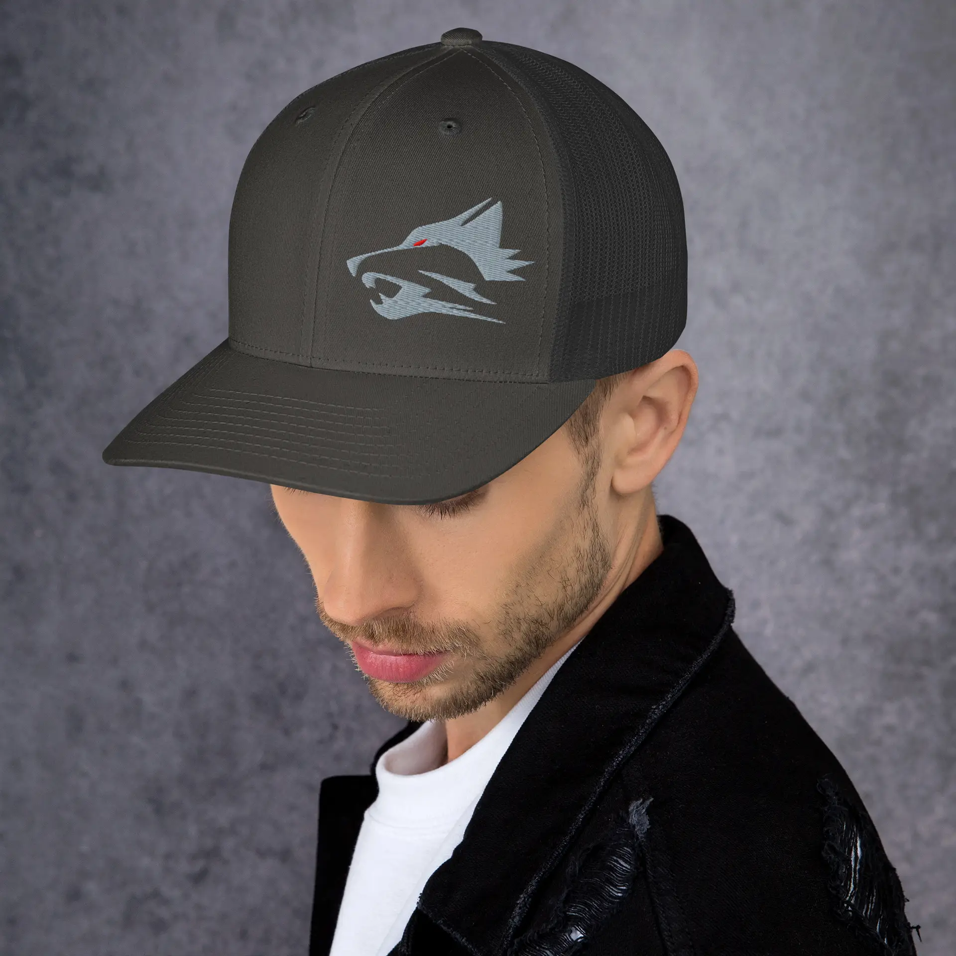 Wolfpack Retro Trucker Cap | Yupoong 6606 - Image 20