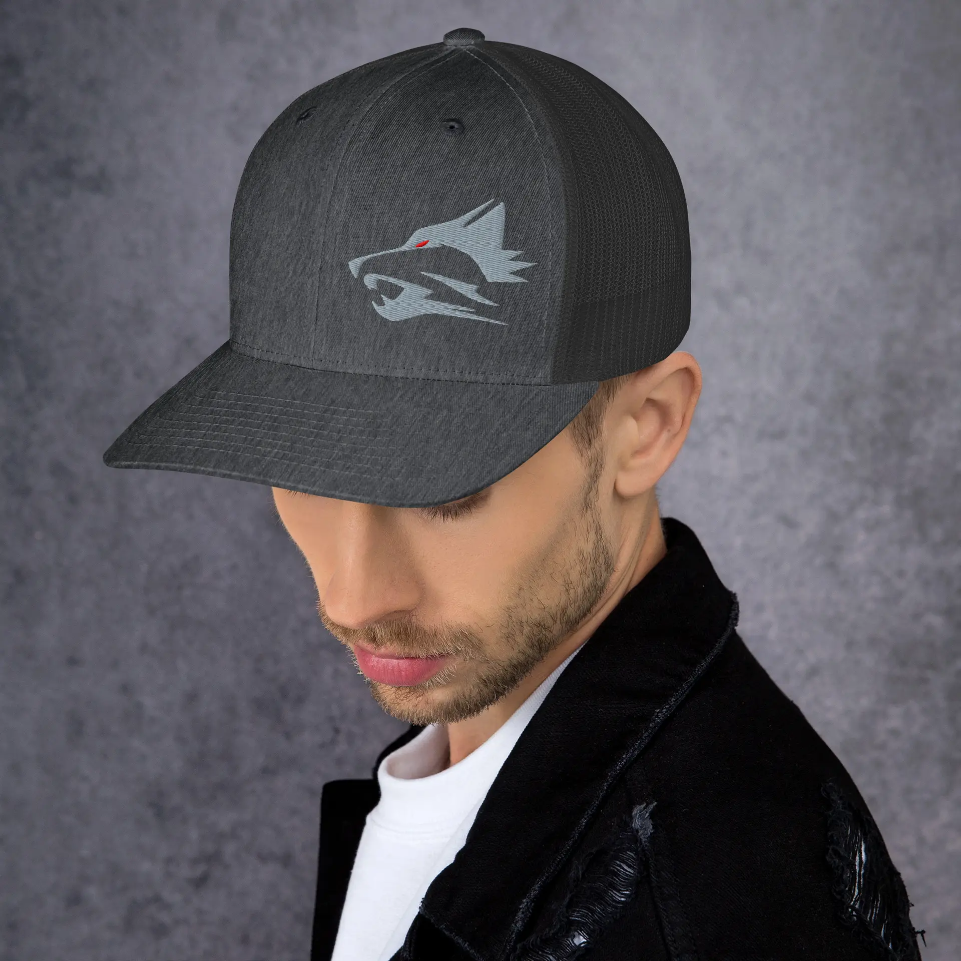 Wolfpack Retro Trucker Cap | Yupoong 6606 - Image 18