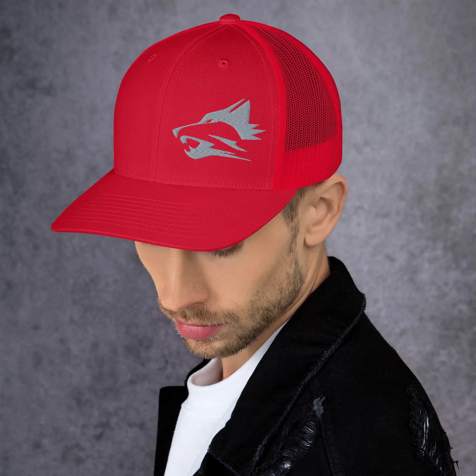 Wolfpack Retro Trucker Cap | Yupoong 6606 - Image 19