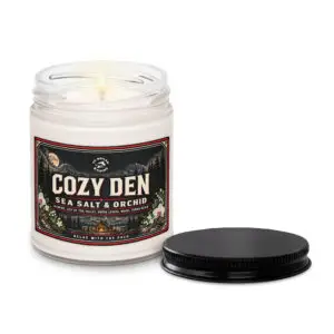 Cozy Den Sea Salt & Orchid Soy Candle