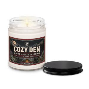 Cozy Den White Sage & Lavender Soy Candle