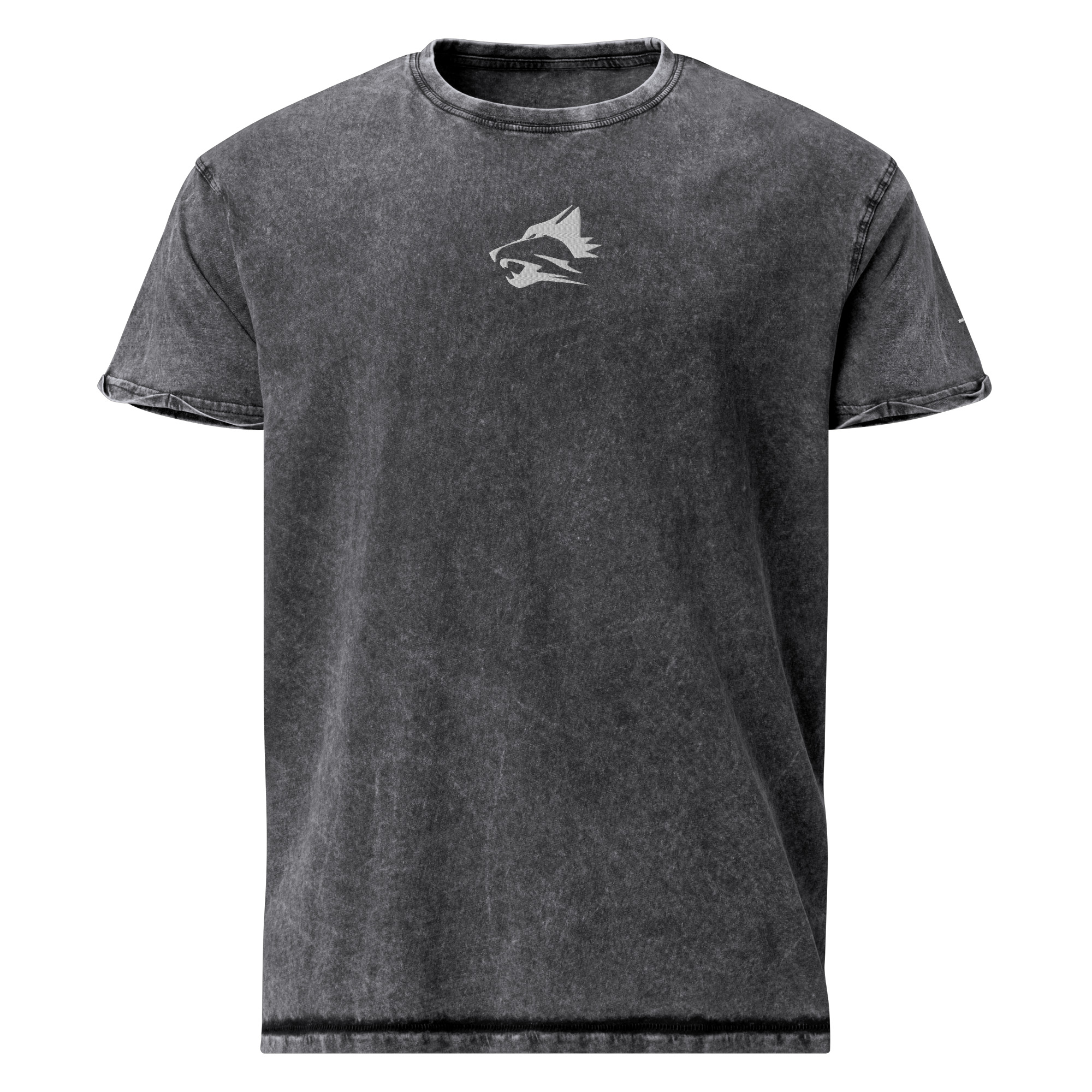 Wolfpack Women’s Acid-Wash T-Shirt - White Embroidery | Husky CA6689 - Image 2