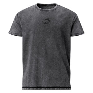 Wolfpack Men’s Acid-Wash T-Shirt – Black Embroidery | Husky CA6689