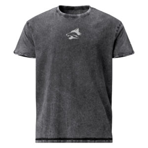 Wolfpack Men’s Acid-Wash T-Shirt – White Embroidery | Husky CA6689