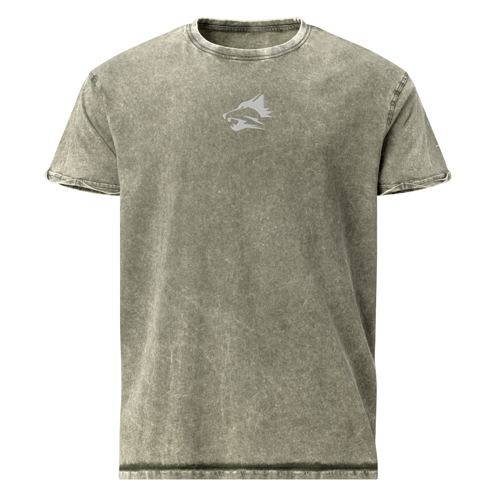 Wolfpack Women’s Acid-Wash T-Shirt - White Embroidery | Husky CA6689 - Image 4