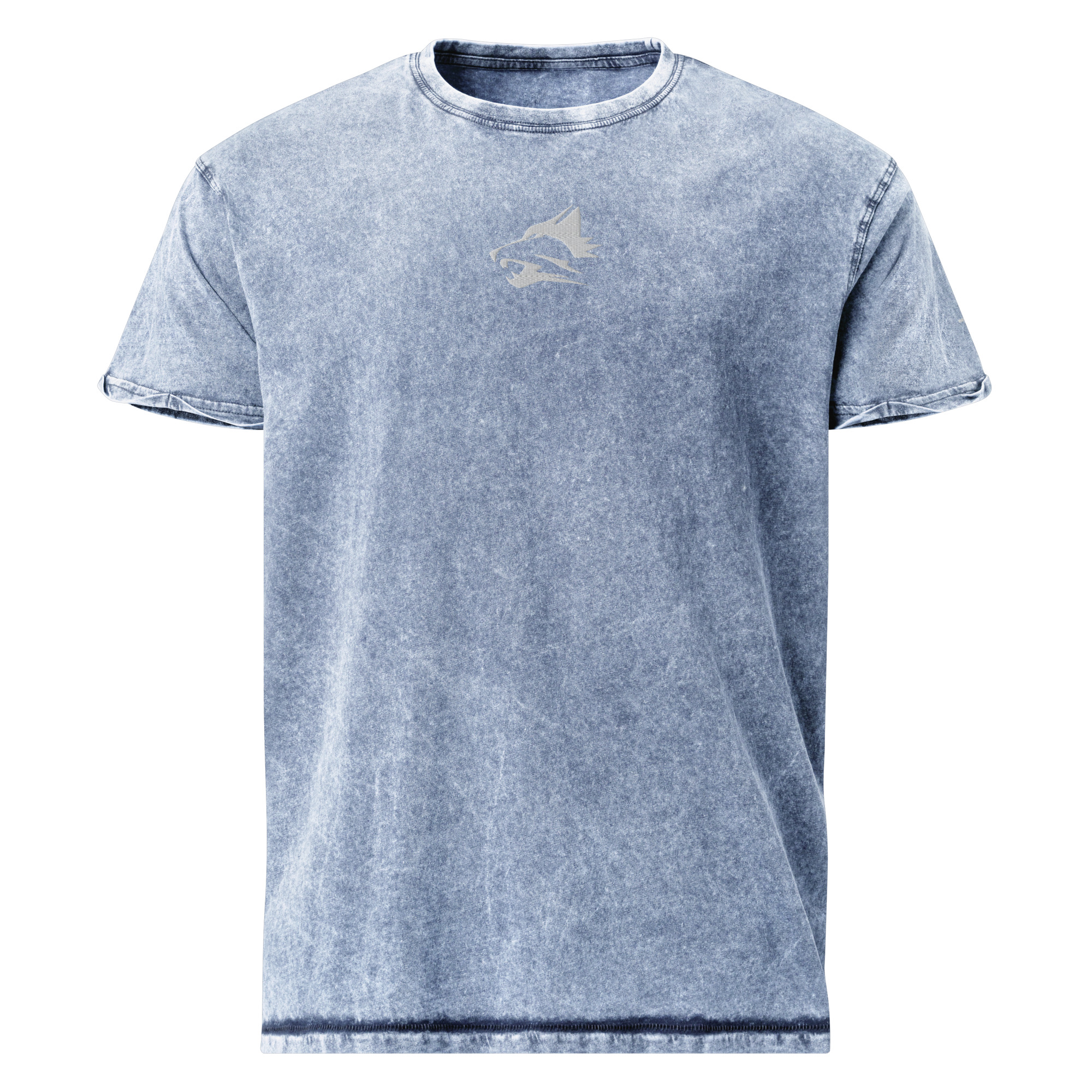 Wolfpack Women’s Acid-Wash T-Shirt - White Embroidery | Husky CA6689 - Image 5