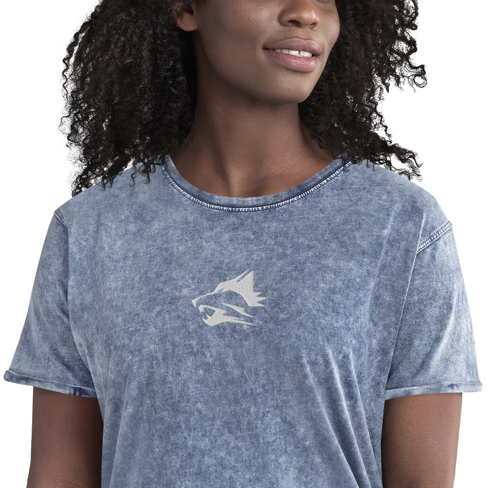 Wolfpack Women’s Acid-Wash T-Shirt - White Embroidery | Husky CA6689 - Image 18