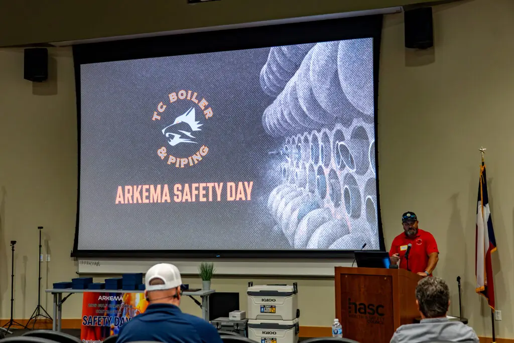 TC Boiler team at Arkema Contractor Safety Day in Pasadena, Texas