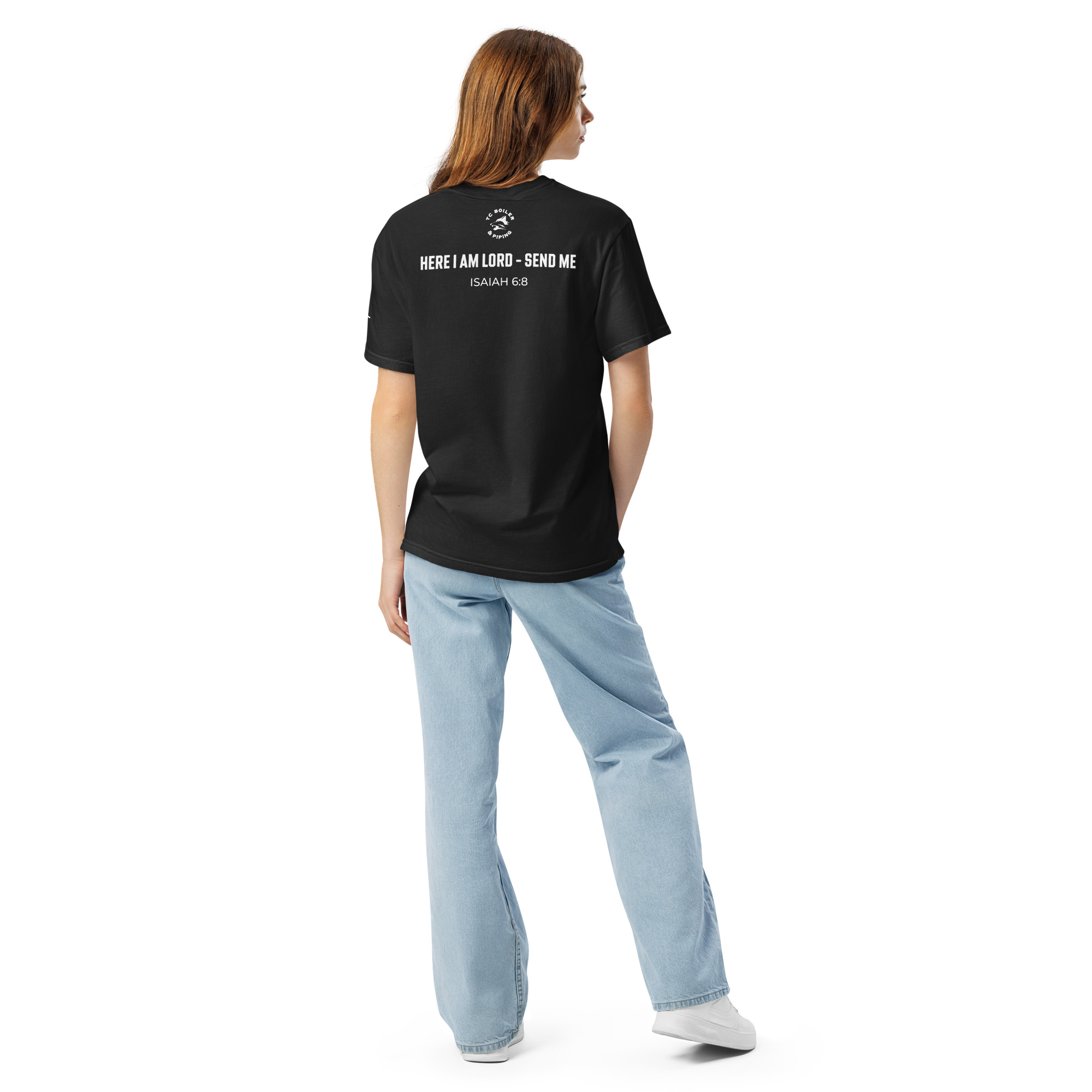 TCB Logo Women’s "Isaiah 6:8" Heavyweight T-Shirt | Comfort Colors 1717 - Image 6