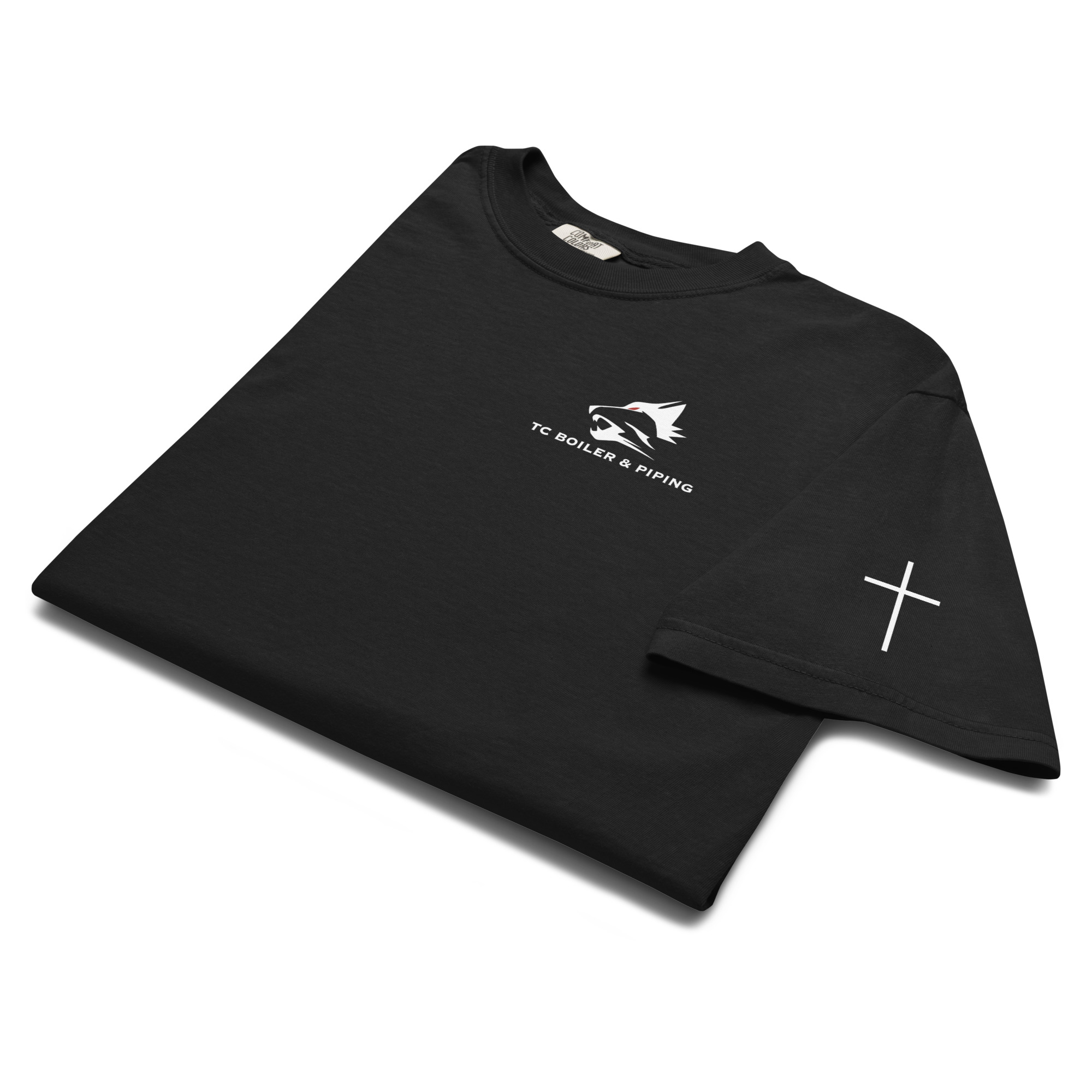 TCB Logo Women’s "Isaiah 6:8" Heavyweight T-Shirt | Comfort Colors 1717 - Image 2