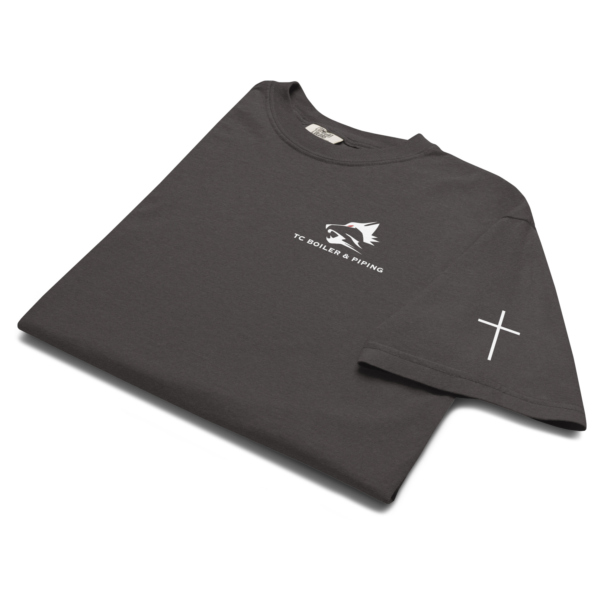 TCB Logo Women’s "Isaiah 6:8" Heavyweight T-Shirt | Comfort Colors 1717 - Image 4
