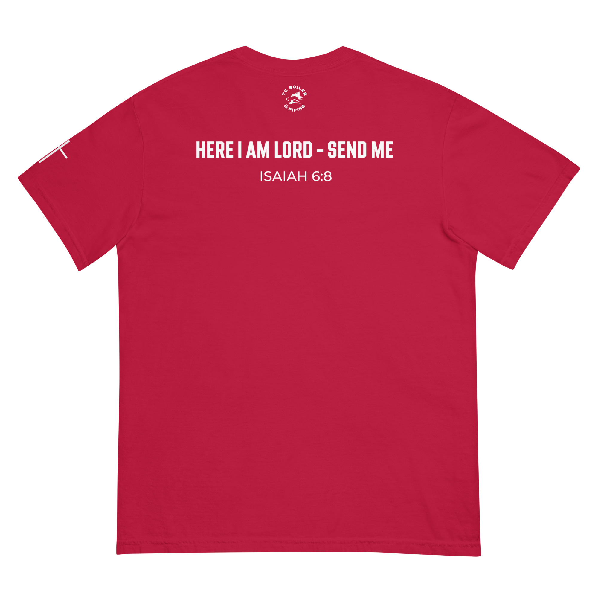 TCB Logo Women’s "Isaiah 6:8" Heavyweight T-Shirt | Comfort Colors 1717 - Image 13